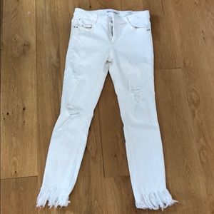 Zara White Jeans